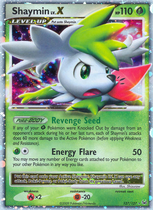 Shaymin LV.X (127/127) [Platinum: Base Set] | Arkham Games and Comics