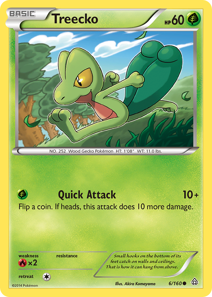 Treecko (6/160) [XY: Primal Clash] | Arkham Games and Comics