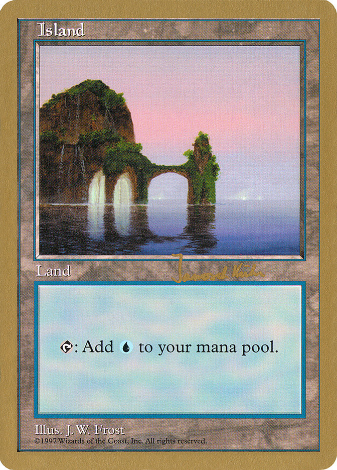 Island (jk434) (Janosch Kuhn) [World Championship Decks 1997] | Arkham Games and Comics