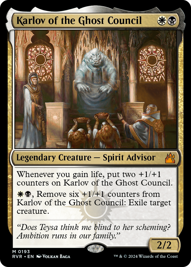 Karlov of the Ghost Council [Ravnica Remastered] | Arkham Games and Comics