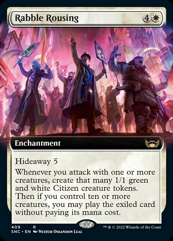 Rabble Rousing (Extended Art) [Streets of New Capenna] | Arkham Games and Comics