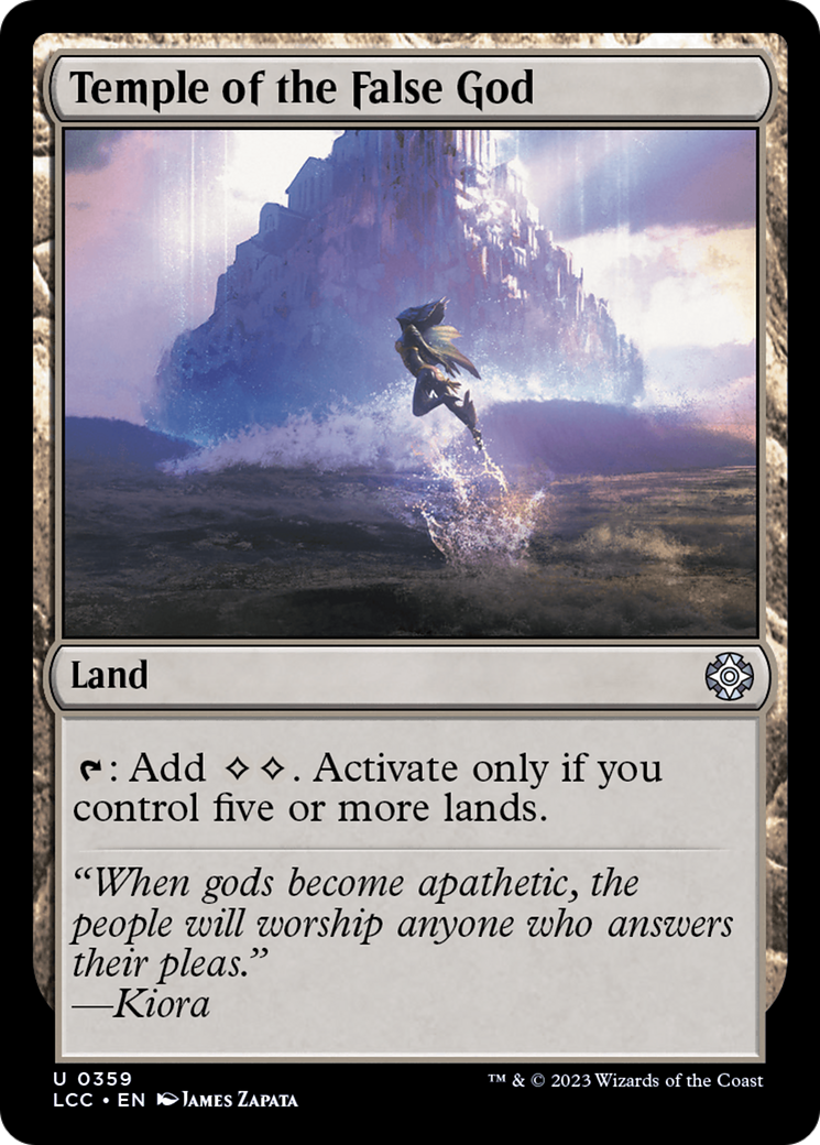 Temple of the False God [The Lost Caverns of Ixalan Commander] | Arkham Games and Comics