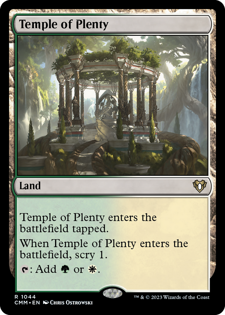 Temple of Plenty [Commander Masters] | Arkham Games and Comics