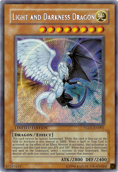 Light and Darkness Dragon [YG01-EN001] Secret Rare | Arkham Games and Comics