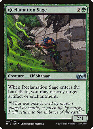 Reclamation Sage [Magic 2015] | Arkham Games and Comics