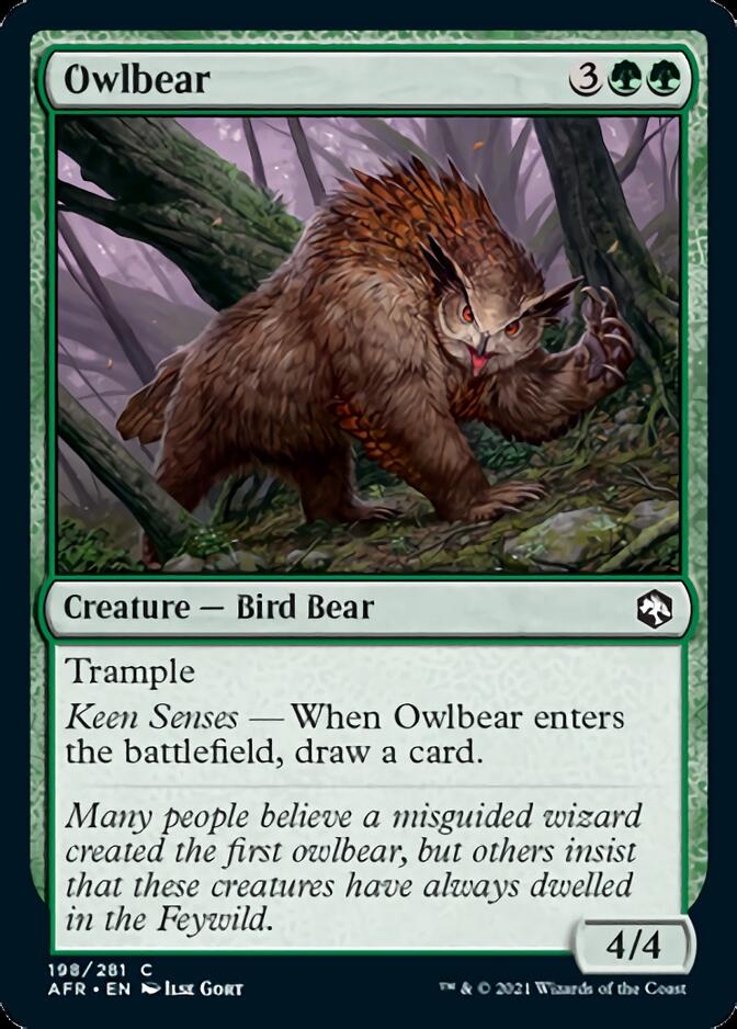 Owlbear [Dungeons & Dragons: Adventures in the Forgotten Realms] | Arkham Games and Comics