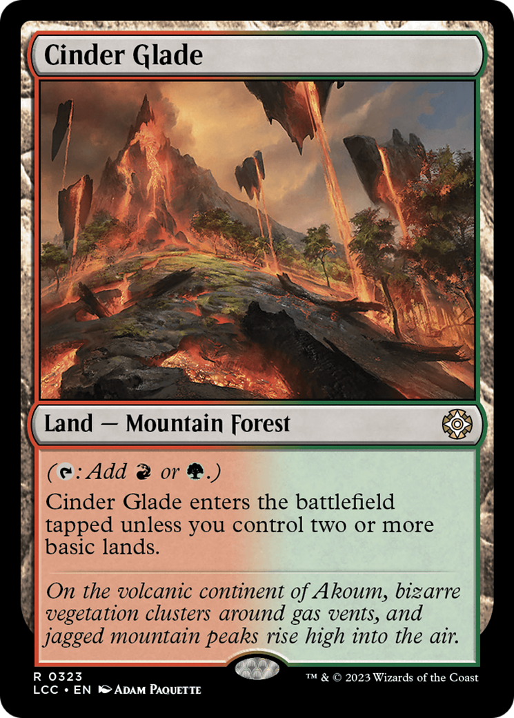 Cinder Glade [The Lost Caverns of Ixalan Commander] | Arkham Games and Comics