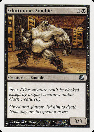 Gluttonous Zombie [Eighth Edition] | Arkham Games and Comics