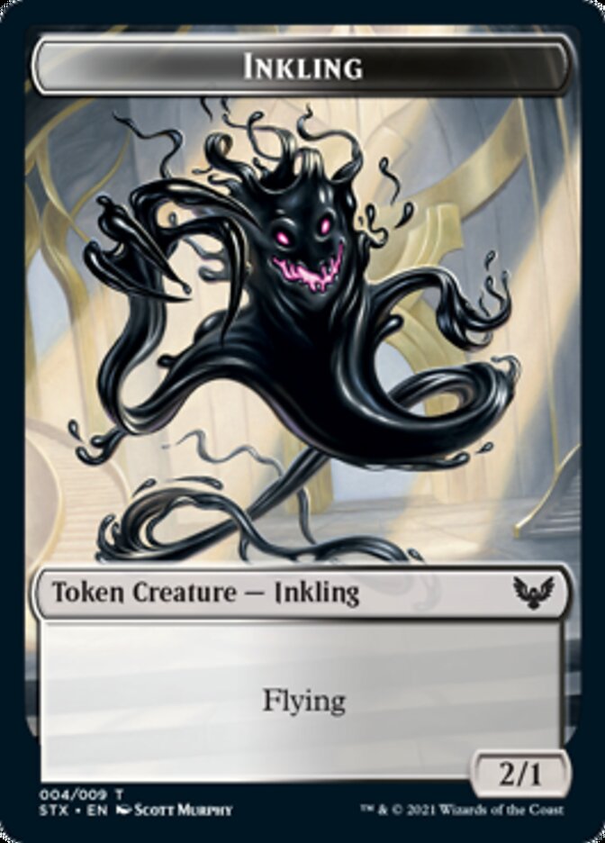 Inkling Token [Strixhaven: School of Mages Tokens] | Arkham Games and Comics