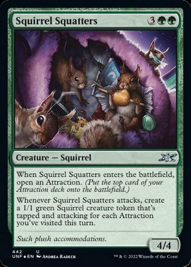 Squirrel Squatters (Galaxy Foil) [Unfinity] | Arkham Games and Comics