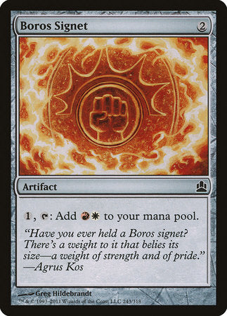 Boros Signet [Commander 2011] | Arkham Games and Comics