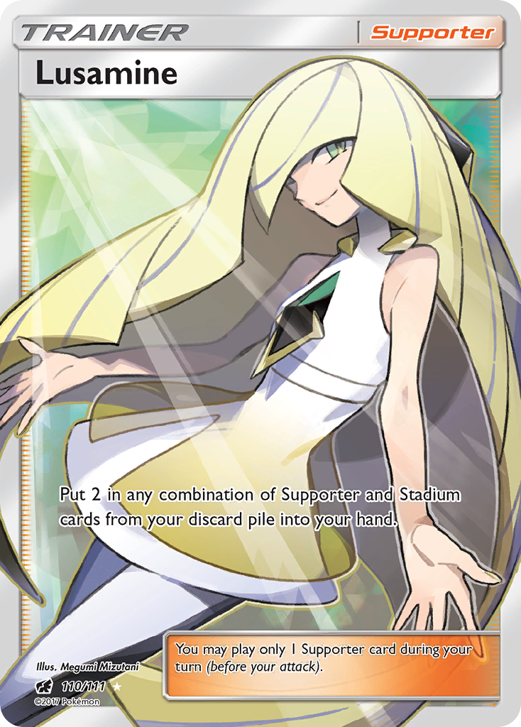 Lusamine (110/111) [Sun & Moon: Crimson Invasion] | Arkham Games and Comics