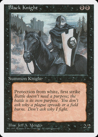 Black Knight [Fourth Edition] | Arkham Games and Comics