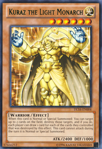 Kuraz the Light Monarch (Green) [DL16-EN004] Rare | Arkham Games and Comics