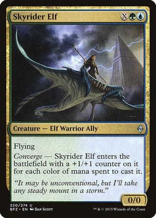 Skyrider Elf [Battle for Zendikar] | Arkham Games and Comics