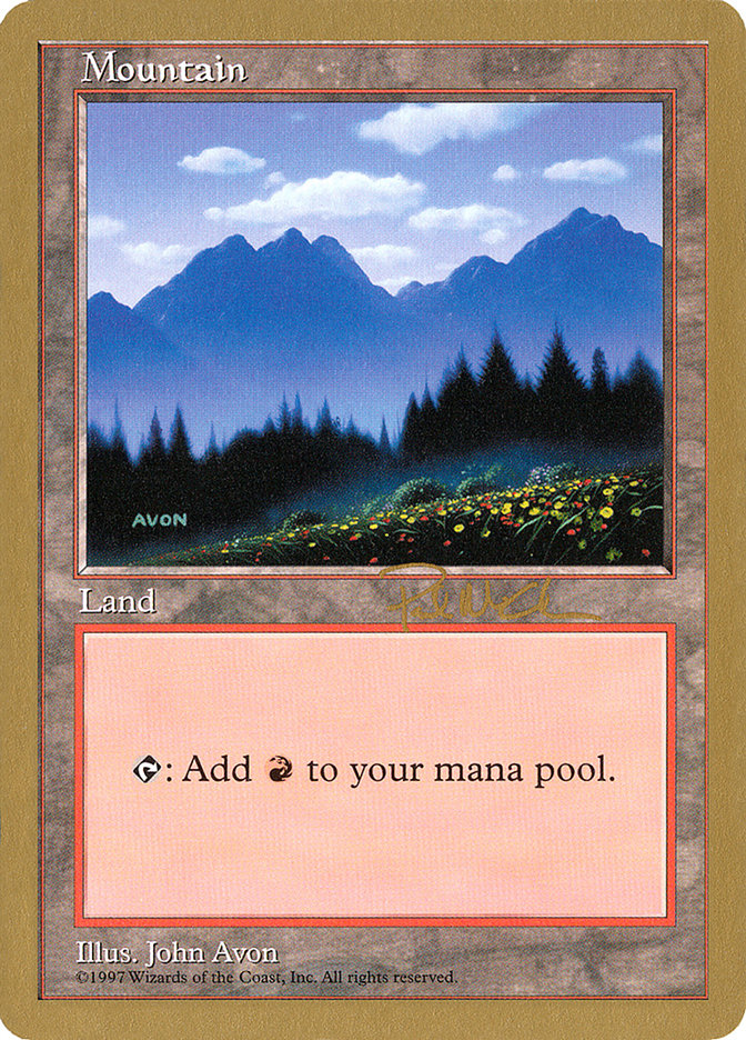 Mountain (pm445) (Paul McCabe) [World Championship Decks 1997] | Arkham Games and Comics