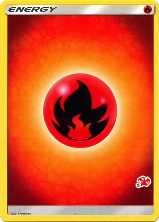 Fire Energy (Charizard Stamp #5) [Battle Academy 2020] | Arkham Games and Comics