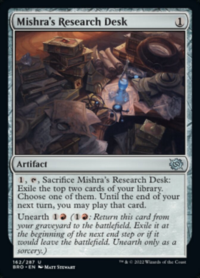 Mishra's Research Desk [The Brothers' War] | Arkham Games and Comics