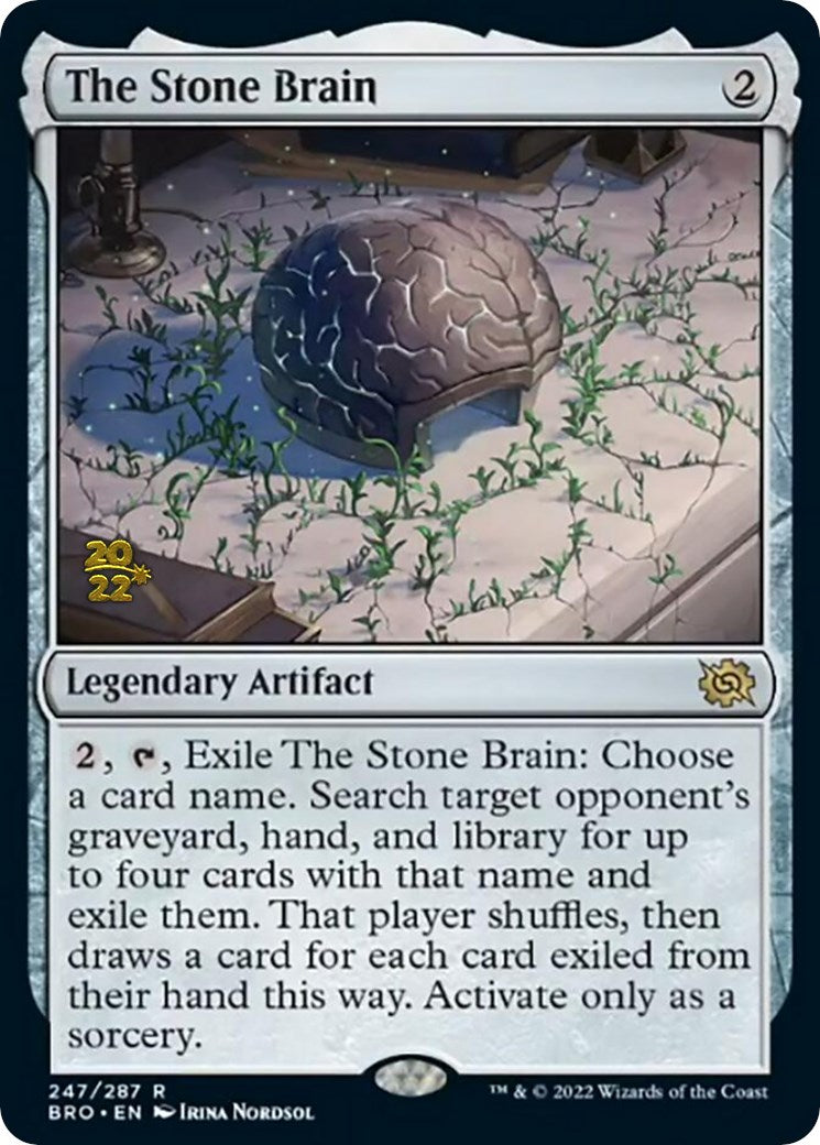 The Stone Brain [The Brothers' War: Prerelease Promos] | Arkham Games and Comics