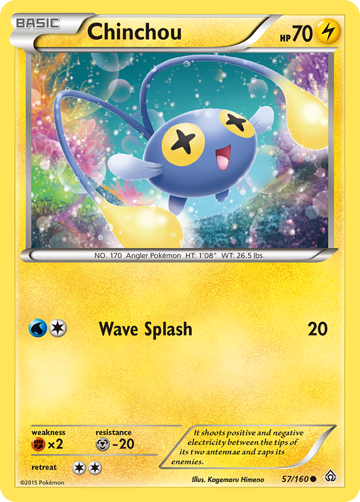 Chinchou (57/160) [XY: Primal Clash] | Arkham Games and Comics