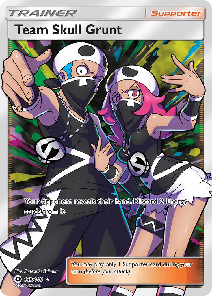 Team Skull Grunt (149/149) [Sun & Moon: Base Set] | Arkham Games and Comics