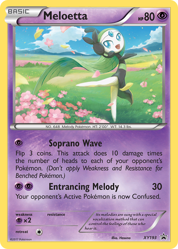 Meloetta (XY193) [XY: Black Star Promos] | Arkham Games and Comics