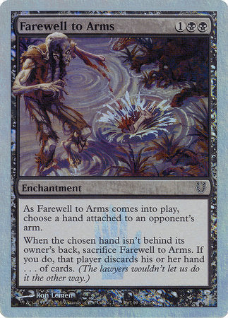 Farewell to Arms (Alternate Foil) [Unhinged] | Arkham Games and Comics