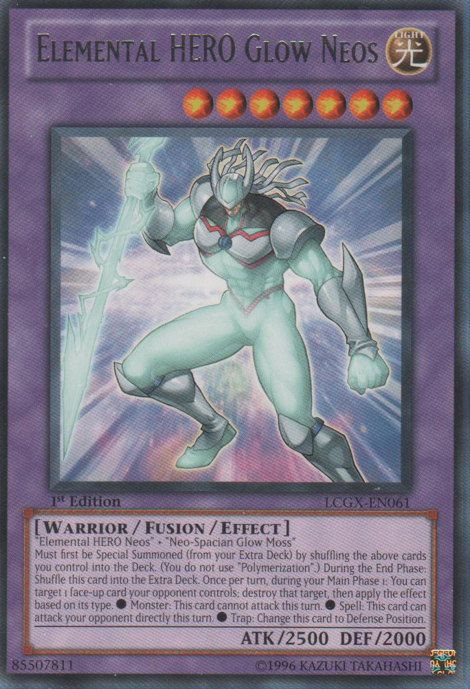 Elemental HERO Glow Neos [LCGX-EN061] Rare | Arkham Games and Comics