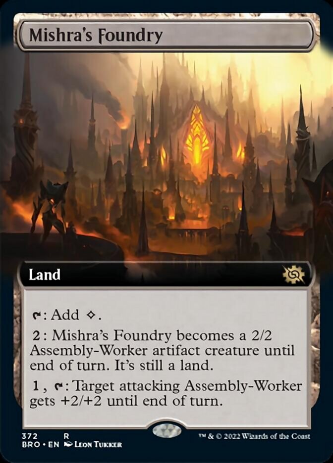 Mishra's Foundry (Extended Art) [The Brothers' War] | Arkham Games and Comics