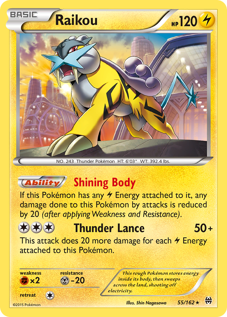 Raikou (55/162) [XY: BREAKthrough] | Arkham Games and Comics