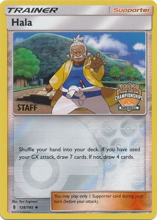 Hala (126/145) (Regional Championship Promo Staff) [Sun & Moon: Guardians Rising] | Arkham Games and Comics