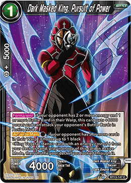 Dark Masked King, Pursuit of Power (Common) [BT13-147] | Arkham Games and Comics
