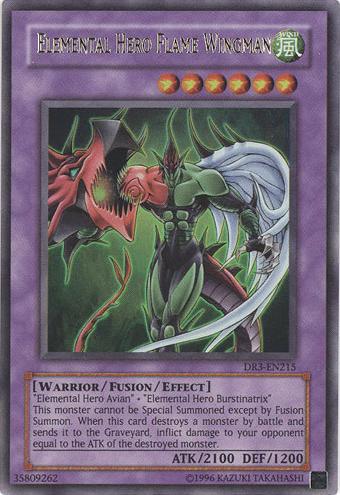 Elemental Hero Flame Wingman [DR3-EN215] Ultra Rare | Arkham Games and Comics