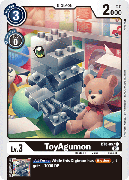 ToyAgumon [BT6-057] [Double Diamond] | Arkham Games and Comics