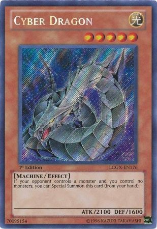 Cyber Dragon (Alternate Art) [LCGX-EN176] Secret Rare | Arkham Games and Comics