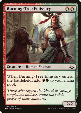 Burning-Tree Emissary [Modern Masters 2017] | Arkham Games and Comics