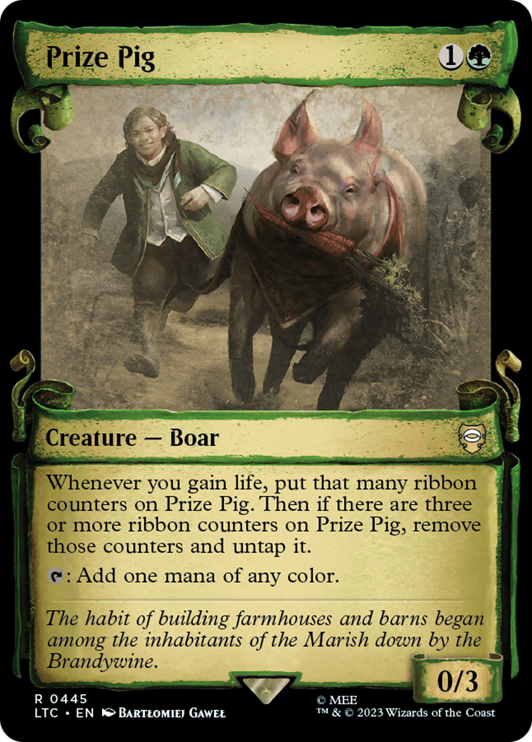 Prize Pig [The Lord of the Rings: Tales of Middle-Earth Commander Showcase Scrolls] | Arkham Games and Comics