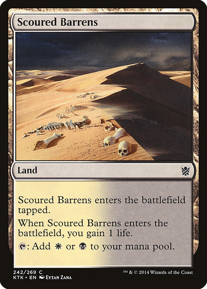 Scoured Barrens [Khans of Tarkir] | Arkham Games and Comics