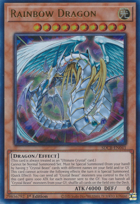 Rainbow Dragon [SDCB-EN041] Ultra Rare | Arkham Games and Comics