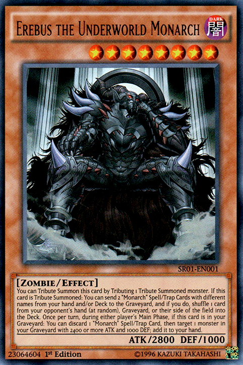 Erebus the Underworld Monarch [SR01-EN001] Ultra Rare | Arkham Games and Comics