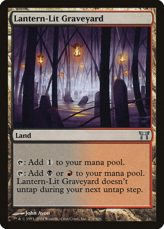 Lantern-Lit Graveyard [Champions of Kamigawa] | Arkham Games and Comics