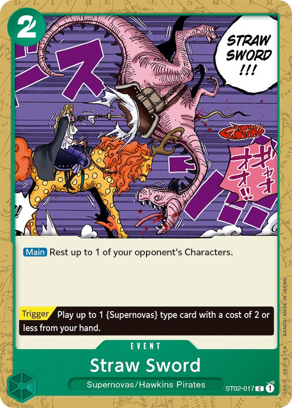 Straw Sword [Starter Deck: Worst Generation] | Arkham Games and Comics
