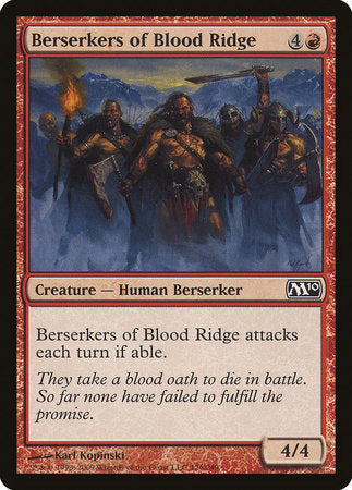 Berserkers of Blood Ridge [Magic 2010] | Arkham Games and Comics