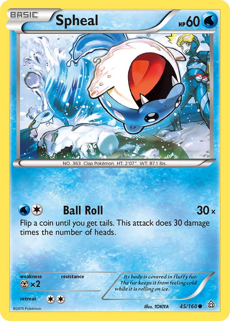 Spheal (45/160) [XY: Primal Clash] | Arkham Games and Comics