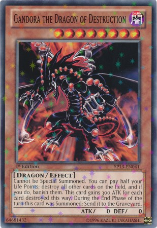 Gandora the Dragon of Destruction [SP13-EN041] Starfoil Rare | Arkham Games and Comics