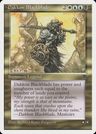 Dakkon Blackblade [Chronicles] | Arkham Games and Comics