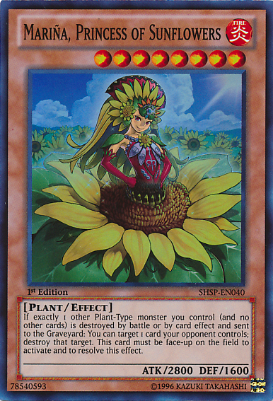 Marina, Princess of Sunflowers [SHSP-EN040] Super Rare | Arkham Games and Comics