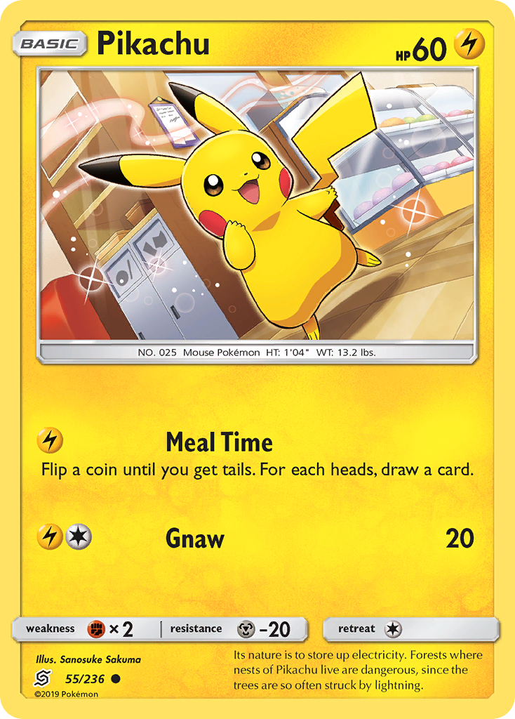 Pikachu (55/236) [Sun & Moon: Unified Minds] | Arkham Games and Comics