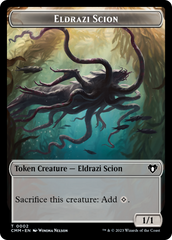 Eldrazi Scion // Spirit (0058) Double-Sided Token [Commander Masters Tokens] | Arkham Games and Comics