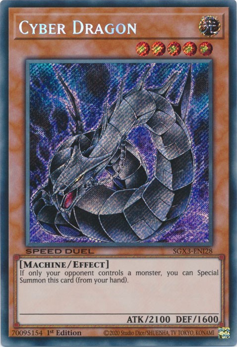 Cyber Dragon [SGX3-ENI28] Secret Rare | Arkham Games and Comics